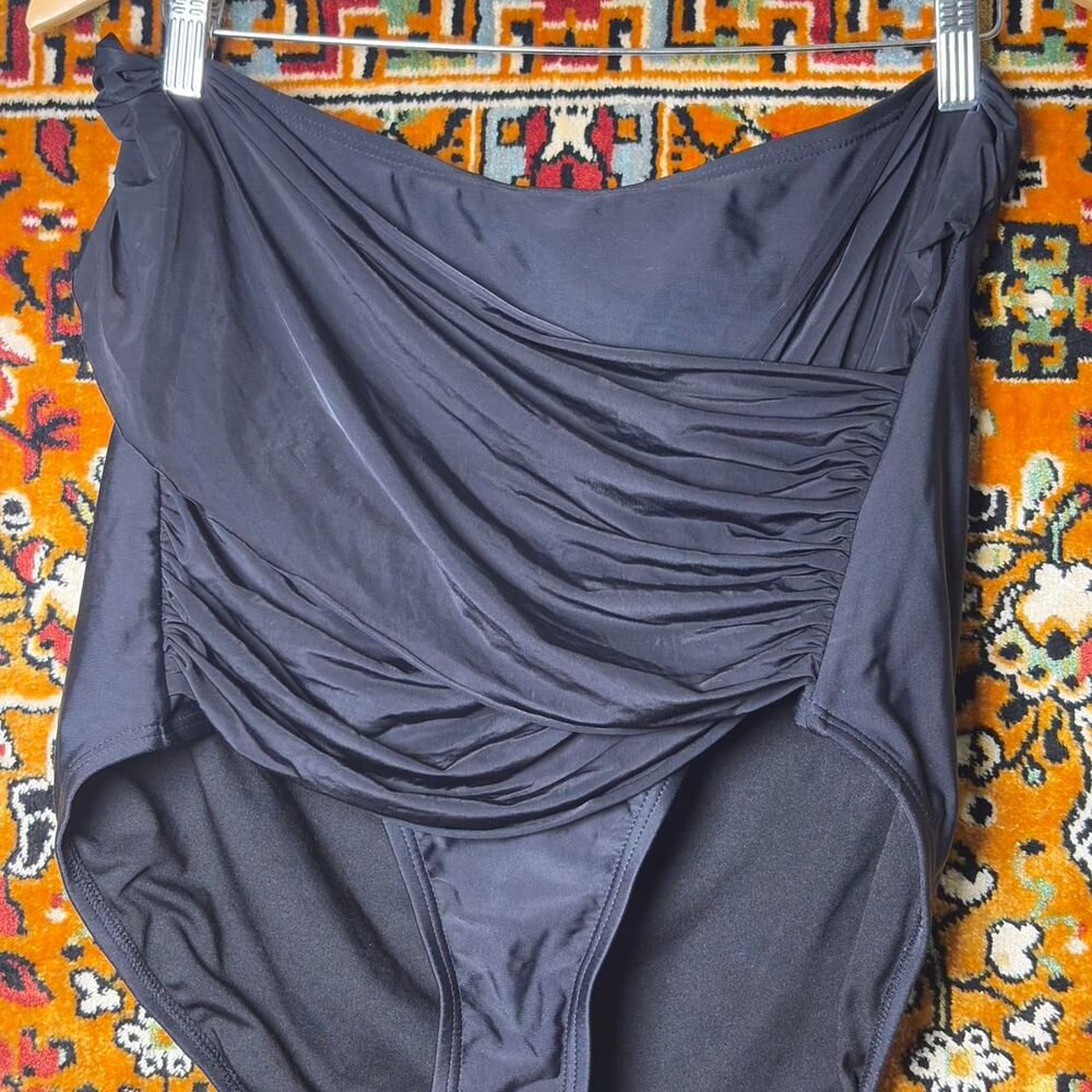 Swimsuits-for-all Women's Black Bikini-and-tankini-bottoms - Picture 2 of 9